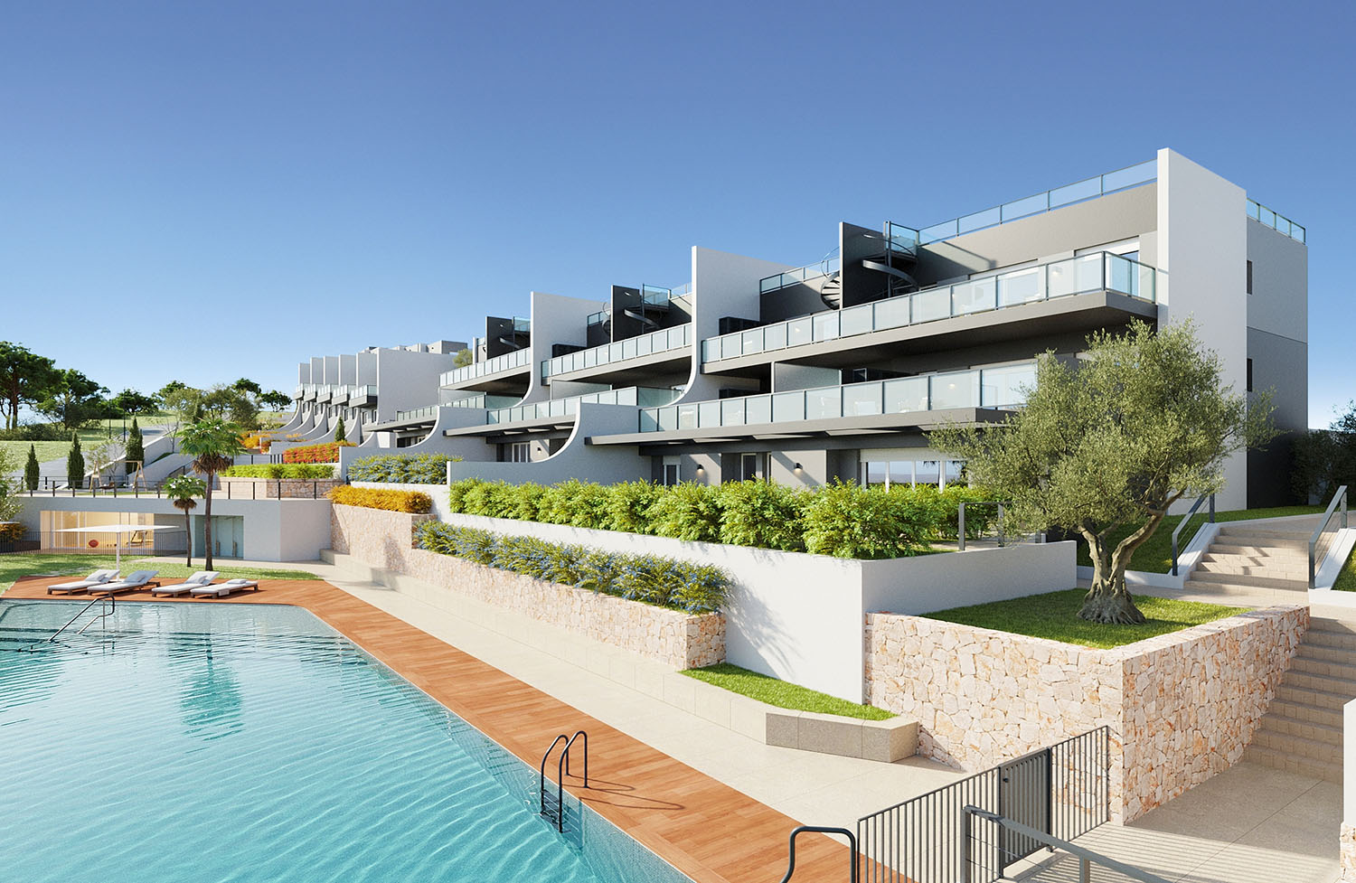 Located in the charming town of Finestrat, this residential complex offers a variety of typologies t - Image 1