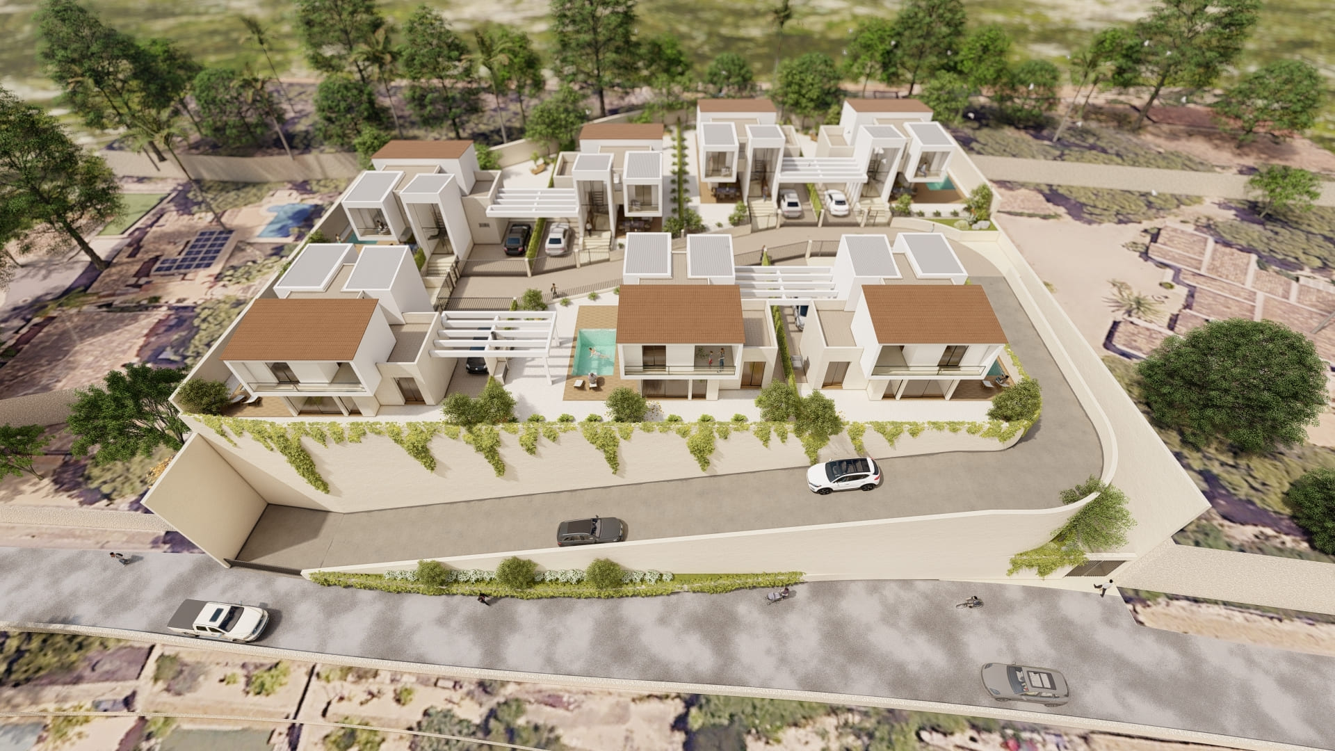 Located in the charming town of La Nucia, this exclusive collection of 8 detached homes offers a pri - Image 1