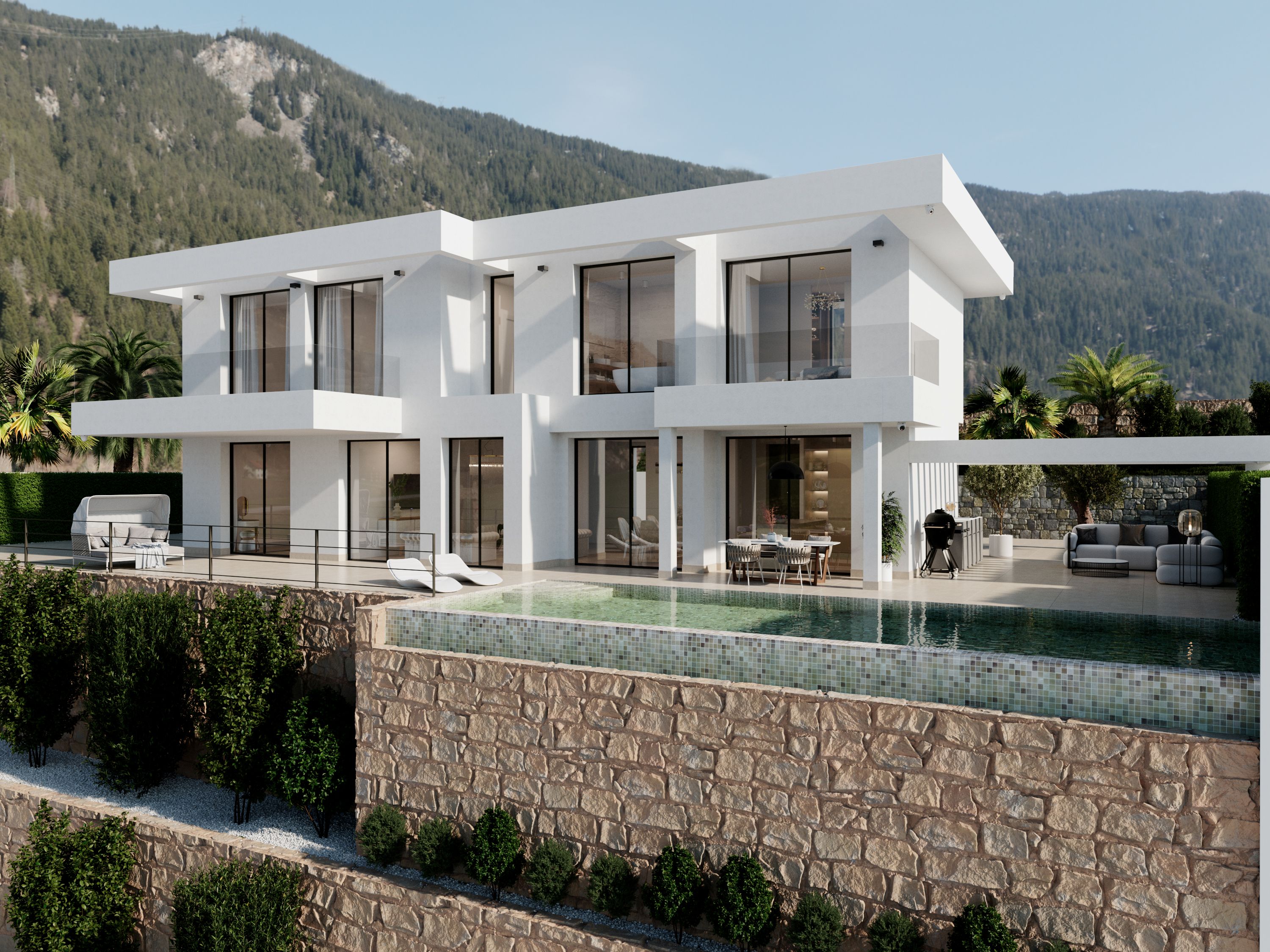 Located in the beautiful town of Finestrat, these exclusive villas offer a privileged setting with s - Image 1