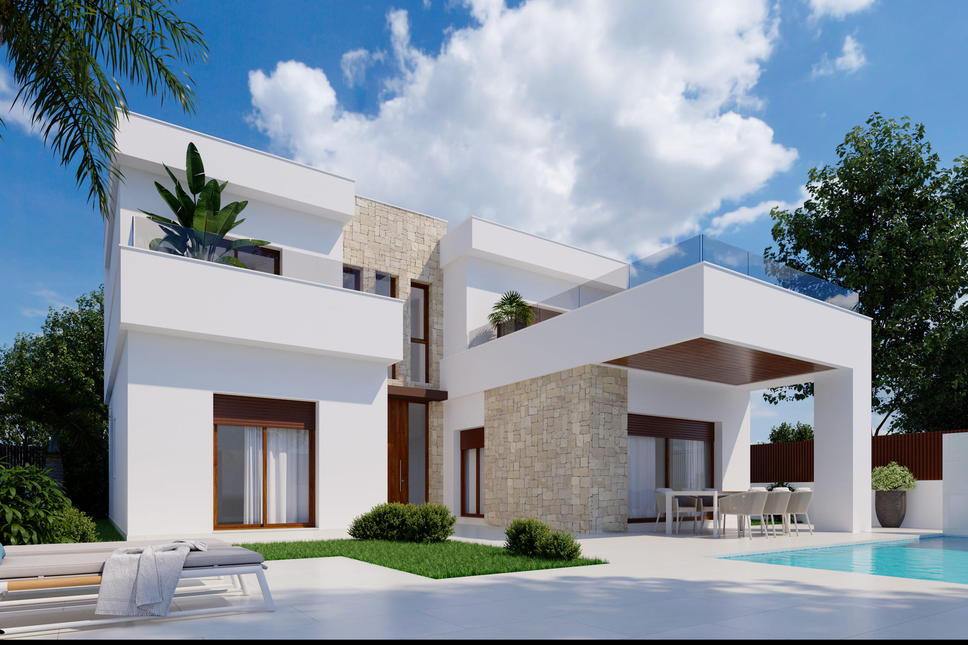 Located in the prestigious area of Orihuela Costa, these exclusive villas offer an exceptional livin - Image 1