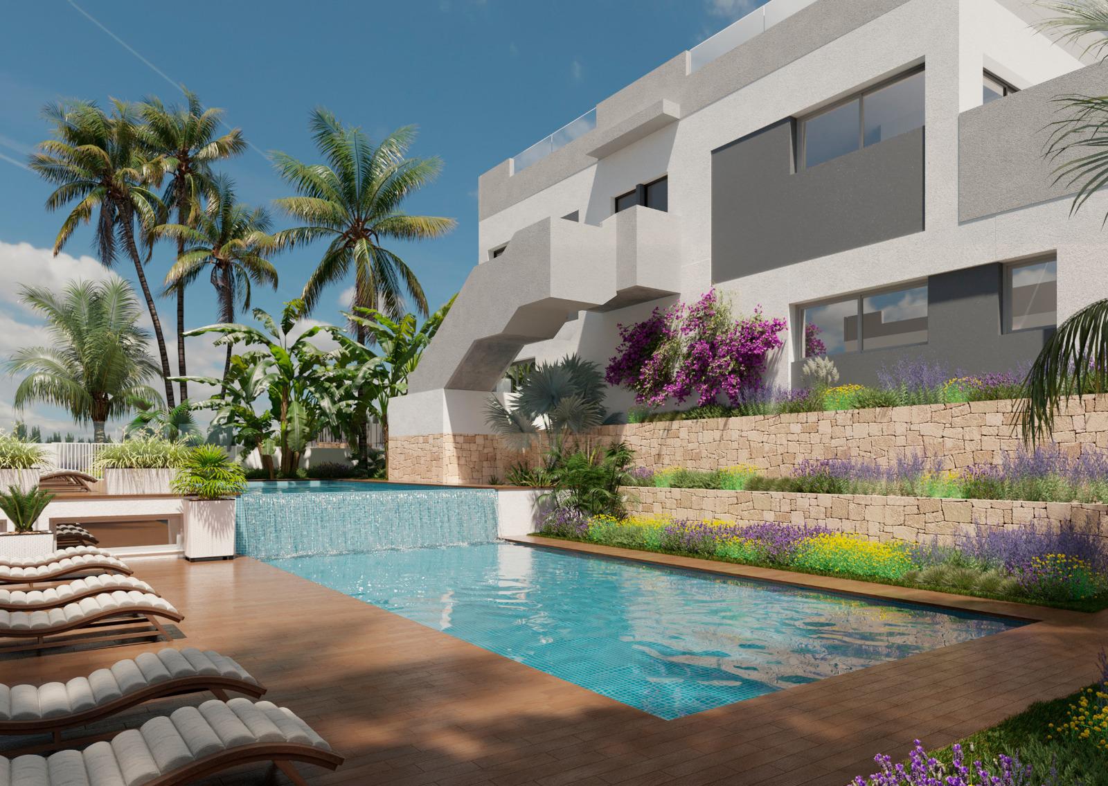 Located in the charming town of Torrevieja, this exclusive collection of 10 bungalows offers a perfe - Image 1