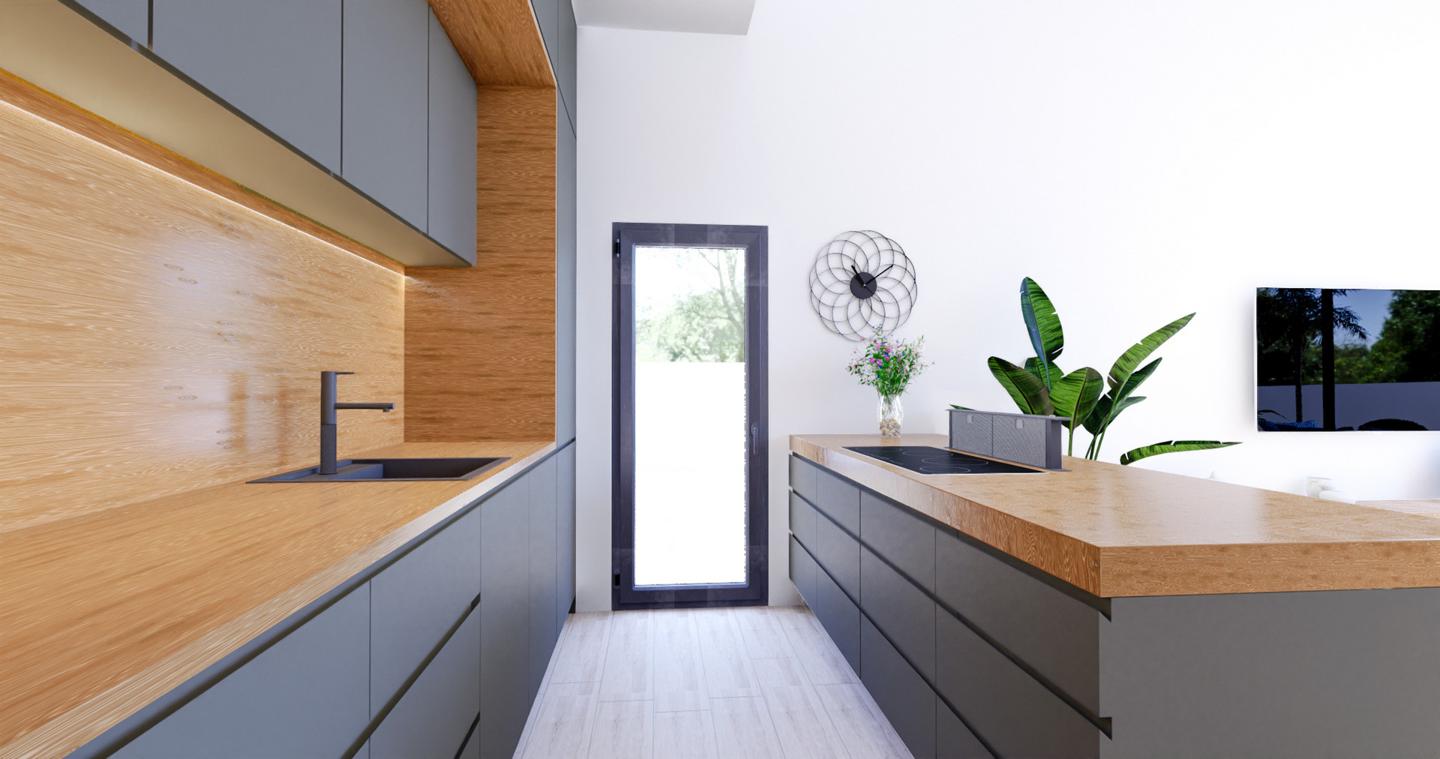 Located in the charming town of Finestrat, this detached villa offers a unique living experience wit