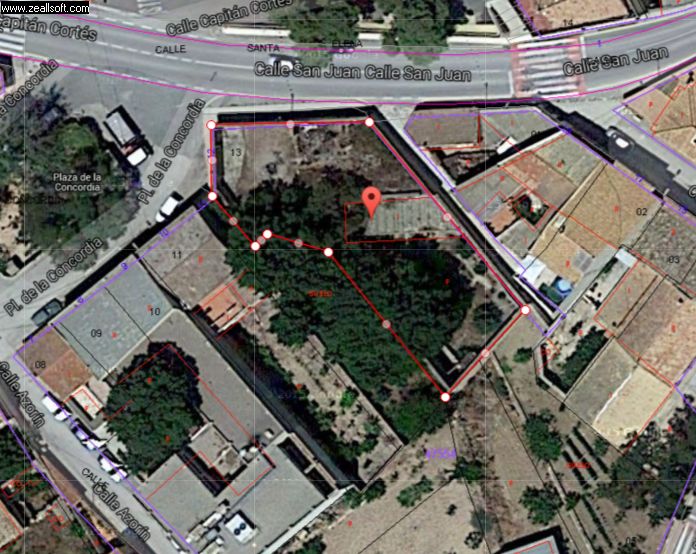 Large urban plot located in the centre of the town of Alguena - ideal for building an apartment bloc - Image 1