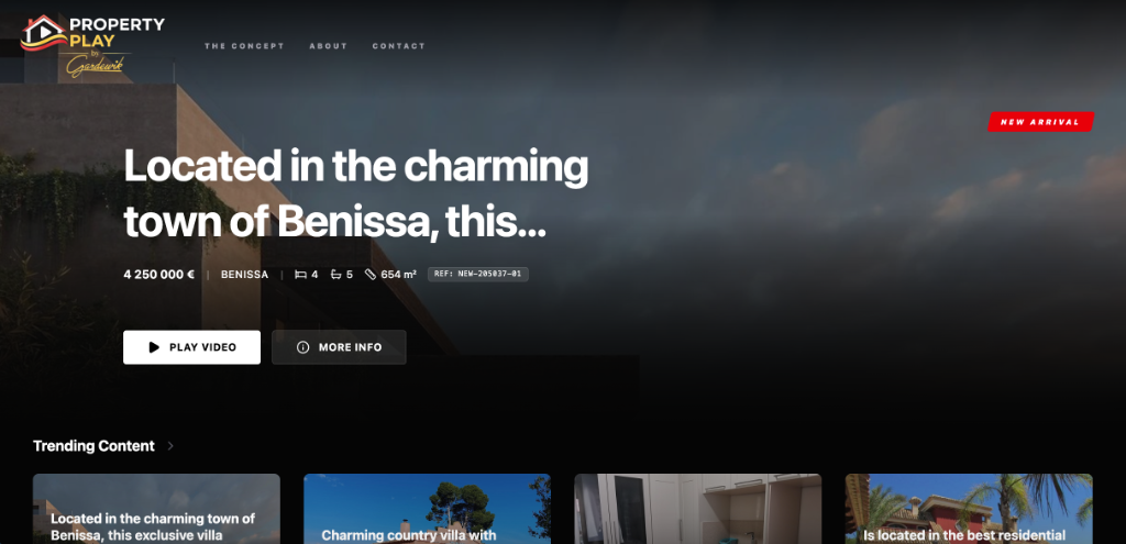 Property Play Interface